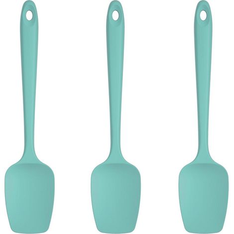 Silikon Kochlöffel 3er-Set 29cm hitzebeständig bis 315°C Aqua Sky