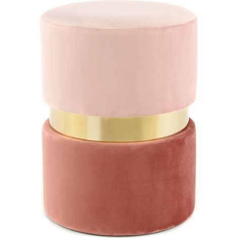 Tabouret gipsy 825 - Rose clair, or, rose foncé (1/5)
