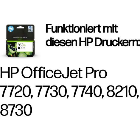 HP Tintenpatrone schwarz 953XL/L0S70AE sw