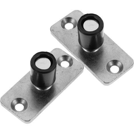 2 pièces guide de sol pour porte coulissante, inox (1/5)