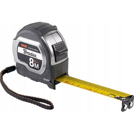 cinta métrica Bradas diy-mts34-0825/k 8 m 25 mm (1/3)