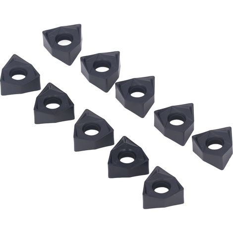 10 Stück beschichtete Hartmetall-Dreheinsätze für CNC-Dreh- und Fräsmaschinen WNMU080608 (1/5)