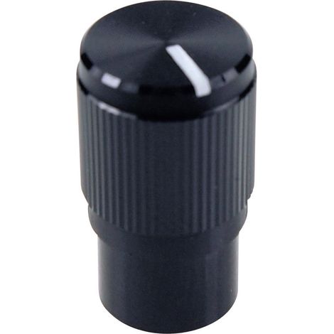 Cliff FC7257 FC7257 Drehknopf  Schwarz (Ø x H) 10.7 mm x 19 mm 1 St.