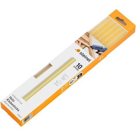 Steinel 006778 Wood Glue Sticks Ø11mm 250g (Pack 10) STI006778