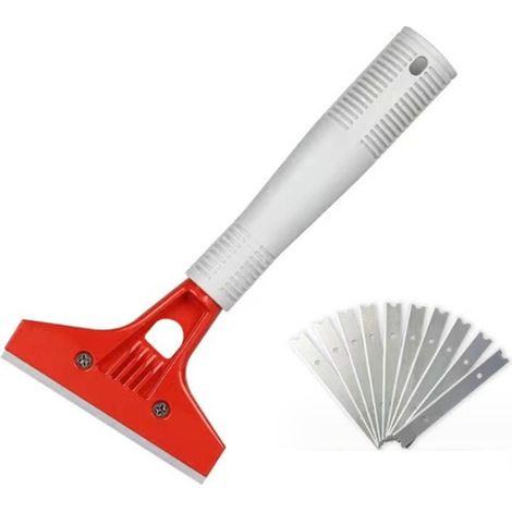 Grout Scraper with 10 Metal Blades, Glass Tile Floor Cleaning Tools