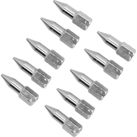 Lot de 10 buses de pistolet à graisse pointues, résistantes à l'usure, accessoires po (1/5)