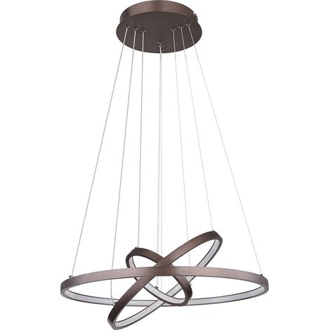 Globo - hängeleuchte - Ralph - braun - metall - Ø 51cm - LED - (1/5)