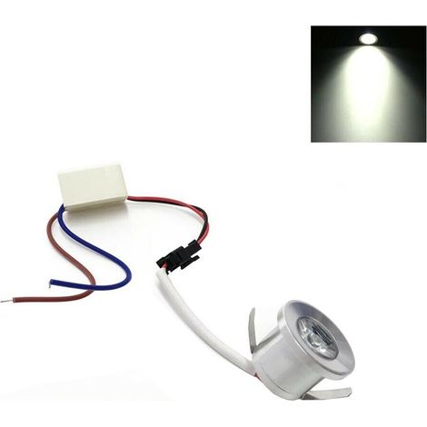Faretto Led 1w A Incasso Silver Punto Luce Temperatura Naturale