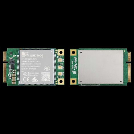 Kit complet CM4 + module 4G SIM7600G (prise UE) (1/5)