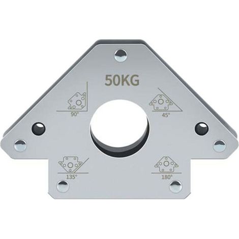 50 kg de soudage électrique outils auxiliaires Magnétique Positionnement du support d'outil d'angle oblique à droite Fixer multi-angle pour les tuyaux support 45 ° 90 ° 135 ° 180 °