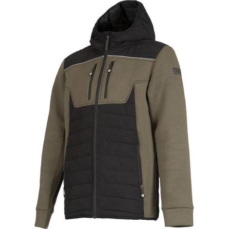 Blouson de Travail Hiro - Taille S - Kaki/Noir - Résistant et Confortable - D-Work