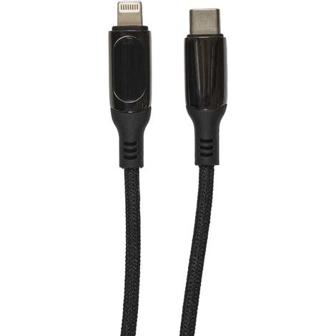 Câble de charge USBC to Compatible iPhone / iPad avec écran LCD affichage Wattmètre 30 Watt 1 mètre (1/4)