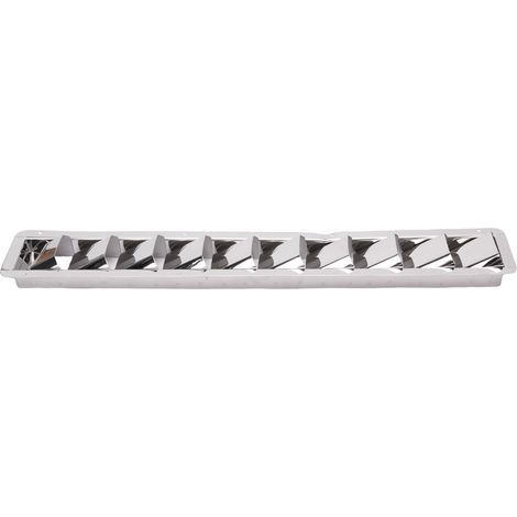 Schiffslüftungsgitter aus Edelstahl 304, 10 Flügel, 530 mm, hochglanzpoliert (1/5)