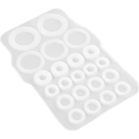 Kit de 22 Pièces joints toriques en caoutchouc de silicone 6 Tailles Universal Ont Assortiment Set, pour robinet, tuyau, pommeau de douche sanitaire (1/5)
