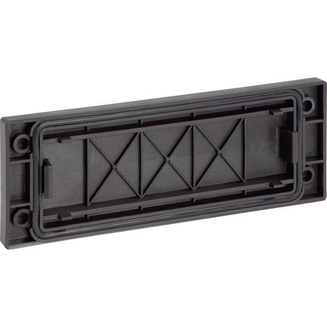 Icotek BPK 16 - RF A Piastra cieca Spessore piastra (max.) 1.5 mm Poliammide Nero 1 pz.