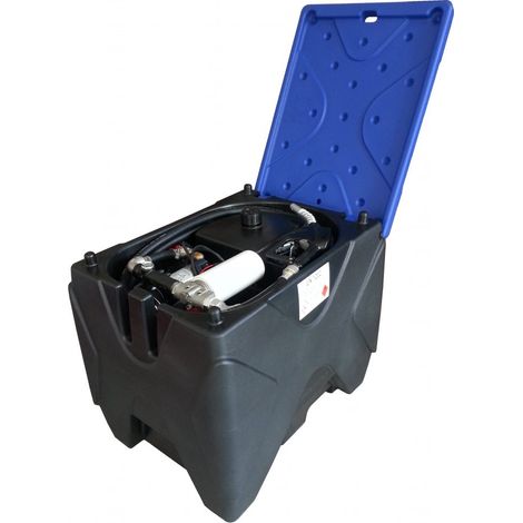 ART.428/220-KF Kit completo su serbatoio 220LT pompa 12v con coperchio e filtro DIESEL TANK BONEZZI ITALY (1/3)