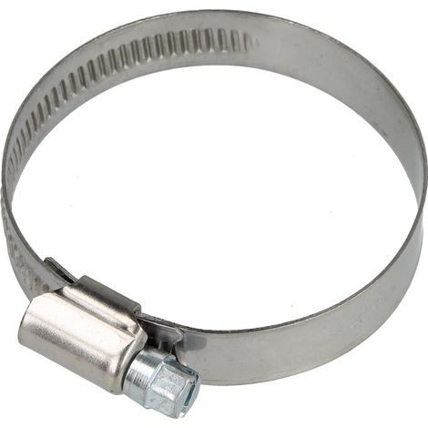 Collier de serrage 12 mm inox plage de serrage 40 - 60 mm