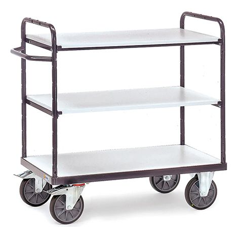 Carrello ESD - Piani 850x500mm - Carico max 500kg - 9100