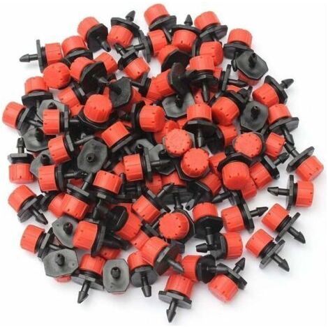 Ahlsen 200 pièces Goutte à Goutte, Irrigation Arrosage Goutte À Goutte Réglable Micro-Goutte Système Brumisation Arroseur pour la pelouse, Le Jardin, l'arrosage des Jardins d'herbes, etc