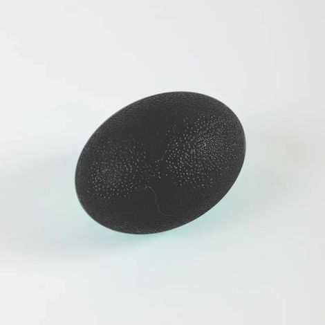 Balle de musculation unisexe en silicone de qualité professionnelle (noire), (1/5)