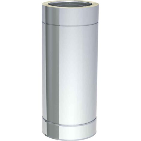 Tube fumées inox Ø 150 mm L500 mm