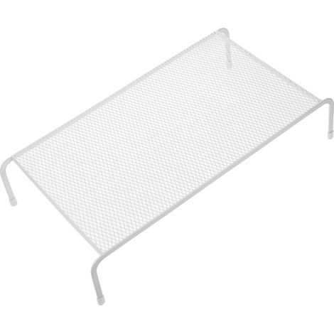Support D'écran de Bureau en Fer Robuste Design Ergonomique, Rehausseur D'ordinateur Portable Pratique pour Maison et Bureau, Étagère de Rangement Stable et Portable (1/5)