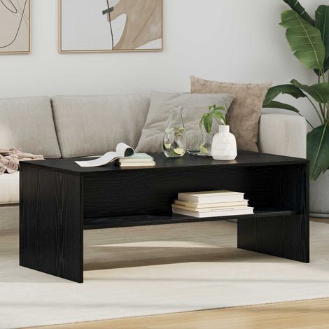 Couchtisch Schwarz Eichen-Optik 100 x 50 x 40 cm Holzwerkstoff
