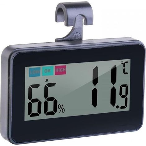 Thermomètre-hygromètre numérique pour reptiles, thermomètre à ventouse pour aquarium, terrariums, vivariums et incubateurs (1/5)