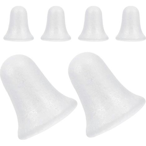 Clochettes de Noël en mousse, décoration pour sapin, kit de 6 pièces pour les fêtes de fin d'année. (1/5)