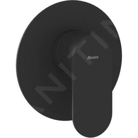 Ravak Eleganta - Mitigeur encastré, avec corps d’encastrement, noir mat X070299 (1/3)