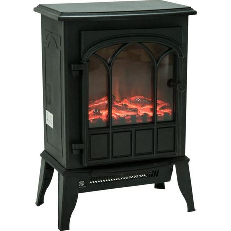 Cheminée électrique – 1000/2000 W – 39 × 23 × 56.5 cm