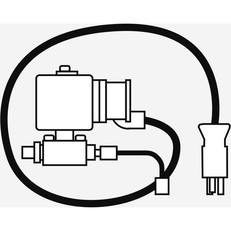 Motordauerlauf mit Adapterstecker und zusätzlichem Magnetventil WL30 - 24000341 von Weishaupt