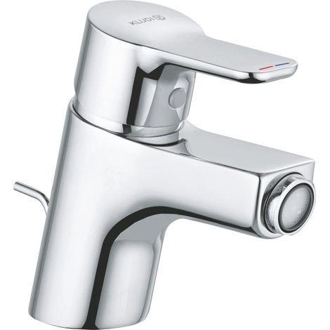 KLUDI PURE&EASY Bidet-Einhandmischer, Einlochmontage, chrom, (1/3)