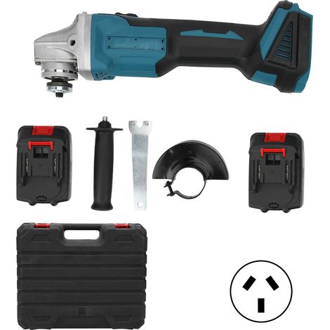 Meuleuse sans fil à batterie lithium, polisseuse électrique sans balai, rechargeable 110-240V, prise AU (1/5)