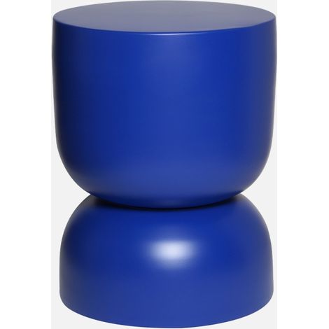 Mesa auxiliar, rincón de sofá, Mesita metal Ø32 x H42cm