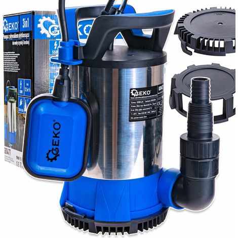 Bomba Sumergible Con Flotador 3 En 1 Para Aguas Limpias Y Sucias 550 W (1/5)