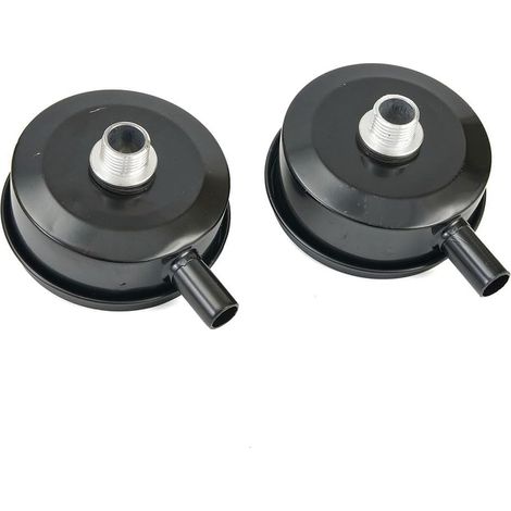 Lot de 2 silencieux de filtre d'admission de compresseur d'air avec filetage de 20 mm compatible avec les systèmes pneumatiques