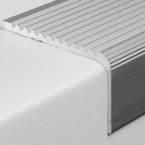 Treppenkante / Treppenkantenprofil / Winkelprofil (Größe 23 mm x 40 mm) aus Aluminium eloxiert, gebohrt, von Auer Metall-goldfarbig-1000