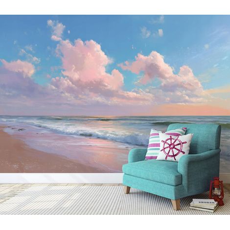 Fototapete Strand Meer Natur, für Wohnzimmer und Schlafzimmer, 150 x 105 cm – Komplettset inkl. Kleister & Anleitung (1/5)
