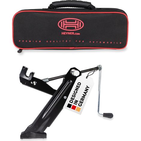 HEYNER® OEM Wagenheber Erstausrüsterqualität Scherenwagenheber VW Caddy - bis 1100 kg inkl. Tasche