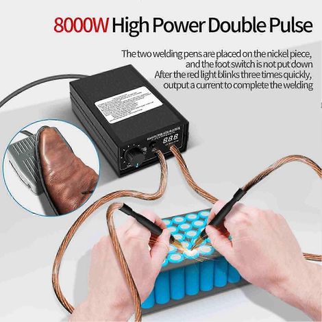 Machine de soudage par points haute puissance de 8000 W avec contrôle intelligent de la puissance de sortie et affichage numérique pour une qualité optimale. (1/5)