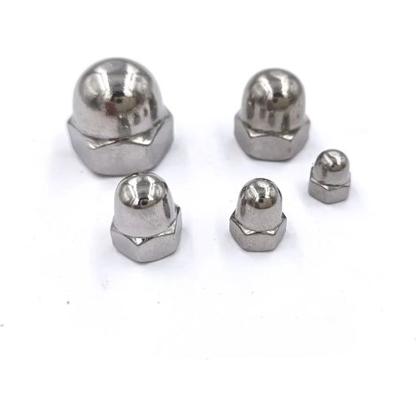 DADO CIECO INOX A2 DIN 1587 (in confezione dapz.20) DIAMETRO 10 MM