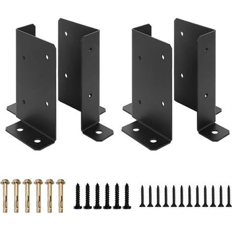 verstellbare Metallfußhalterungen für Holzzäune Pergolen und