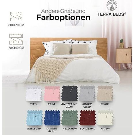 Drap-Housse - 60x120x15 cm - 100% Jersey Coton Oeko-Tex - Pour Lit Enfant - 1 Pièce (1/5)