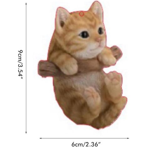 Porte-Bonheur Chat Mignon Suspension Auto Rétroviseur Intérieur Décoratif Cadeau Original pour Amis et Famille (1/4)