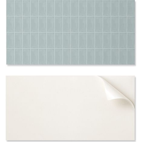 Vinilo adhesivo para pasillo con gr谩ficos, 100x50 cm, dise帽o geom茅trico de azulejos.