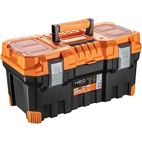 Boîte à outils de 22 pouces avec compartiments de rangement