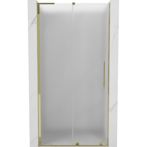 Mexen Velar L porte de douche coulissante 110 cm, givré, doré - 871-110-003-31-50 (1/5)