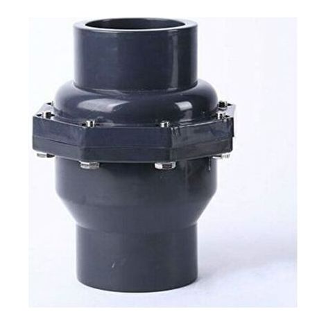 Clapet Anti-Retour - Vanne De Vidange En PVC - DN40 - Diamètre Intérieur 50 Mm - Installation Verticale Ou Horizontale - 1 Pièce (1/5)