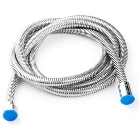 Tuyau de douche en acier inoxydable 304, tuyau de douche, tuyau de chauffe-eau de salle de bain, tuyau de douche, interface standard à 4 points (diamètre intérieur du connecteur 1/2 pouce) longueur 3M